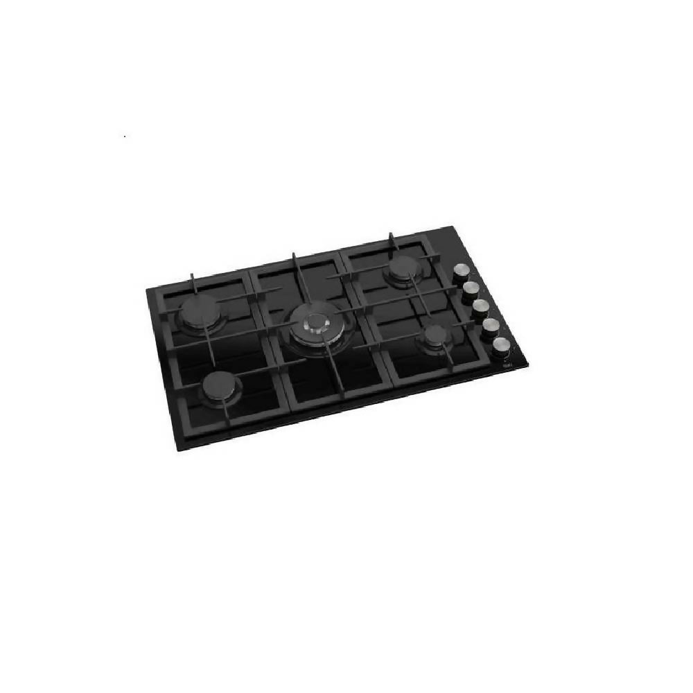 Teva Built-In Hob 90 Cm 5 Burners Black Glass BL225. Teva Built-In Hob 90 Cm 5 Burners Black Glass BL225.